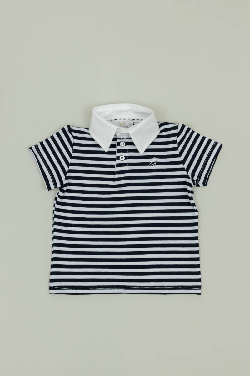 15701_1 ριγέ μακό μπλουζάκι μπλε άσπρο