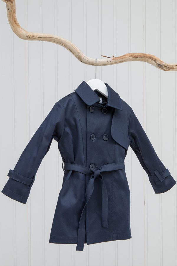 Blue Trench coat for boys