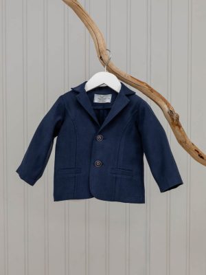 Baby boy jacket navy blue