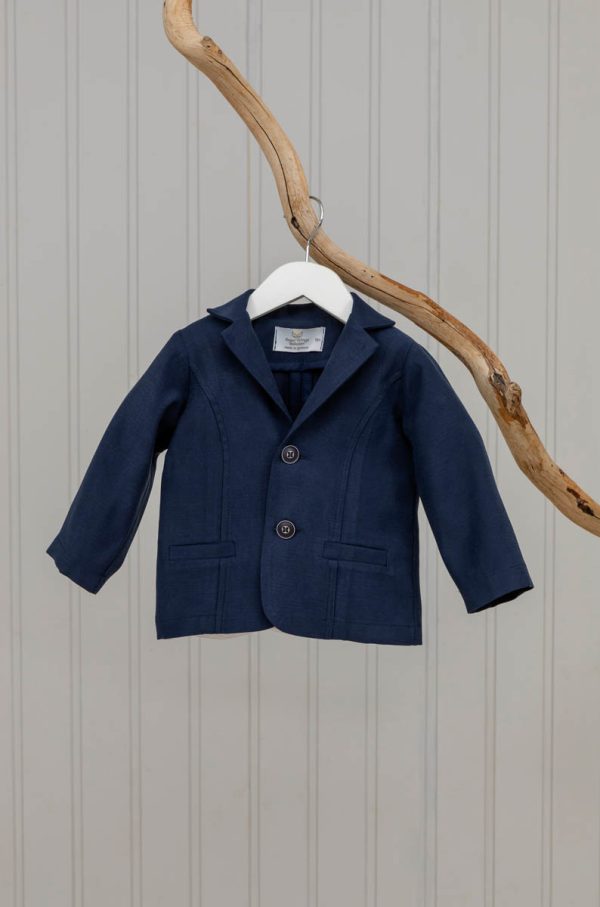 Baby boy jacket navy blue