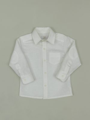 Λυεκό λινό πουκάμισο για αγόρι