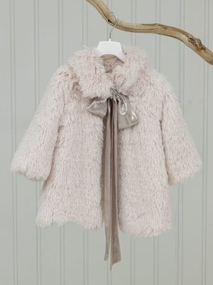 dusty pink baby fake fur