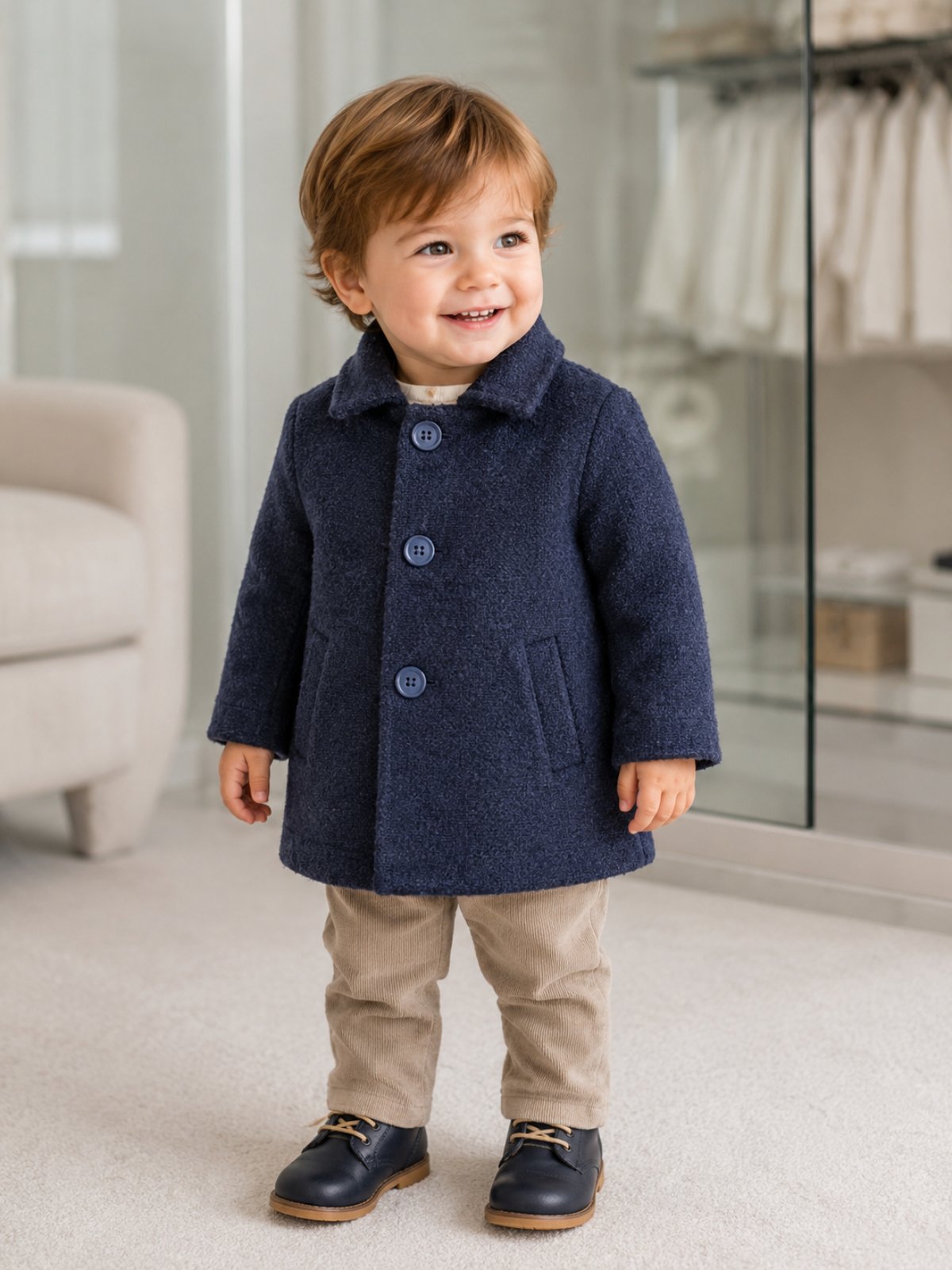 AWB.053 COAT WOOL FELTED
